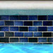 Glasstel Indigo 7/8x1-7/8 Subway Matte Porcelain  Mosaic