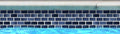 Glasstel Indigo 7/8x1-7/8 Subway Matte, Textured Porcelain  Mosaic