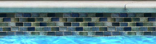Glasstel Marine 7/8x1-7/8 Subway Matte Porcelain  Mosaic