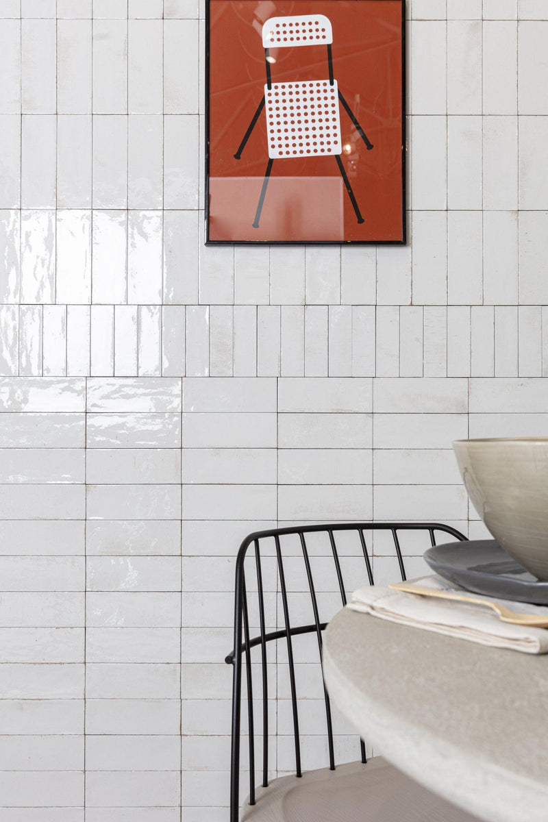 Gleeze Bianco 2x6 Porcelain  Tile