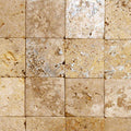 Gold Travertine Paver 16x16 Tumbled   1.25 inch