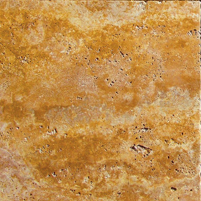 Gold Travertine Tile 12x12 Tumbled