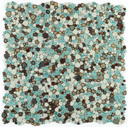 Growing Grass Pebble  Porcelain  Mosaic