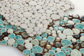 Growing Grass Pebble  Porcelain  Mosaic