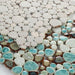 Growing Grass Pebble  Porcelain  Mosaic
