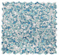 Growing Jewel Iris Pebble  Porcelain  Mosaic