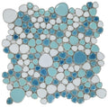 Growing Jewel Iris Pebble  Porcelain  Mosaic