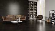 Harley Lux Black Semi Polished 12x24 Porcelain  Tile