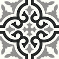 Havana Blues Cement Matte 8x8 Porcelain  Tile