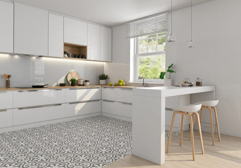 Havana Jazz Cement Matte 8x8 Porcelain  Tile