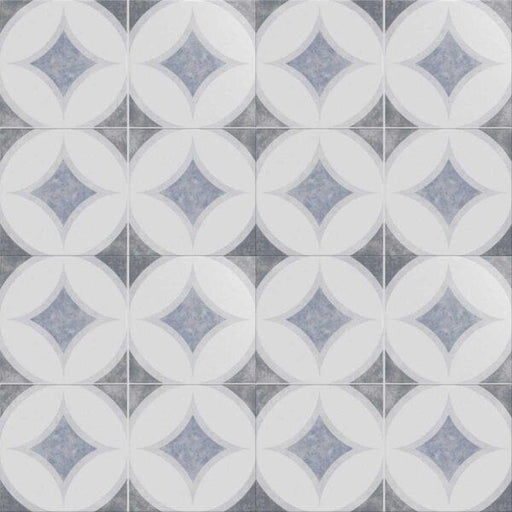 Heritage Grey Blue 9221 8x8 Porcelain  Tile