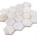 Hexagon Calacatta Gold 3x3  Polished Marble  Mosaic