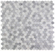 Hexagon City Grey 2x2  Polished Marble  Mosaic