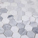 Hexagon Dusk 2x2  Polished Marble  Mosaic