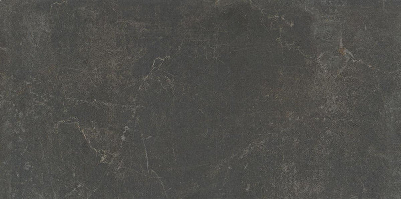Historia Vintage Black Semi Polished 3x24 Porcelain Bullnose