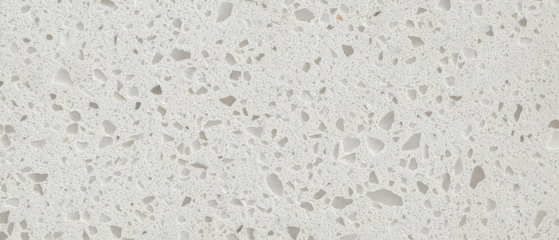 Iced White 108x42 2 cm Polished Quartz Prefab