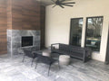 Icelandic Blue Sky Marble Paver 12x24 Tumbled   2 inch