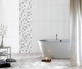 Iris Grigio Glossy 8x20 Ceramic  Tile
