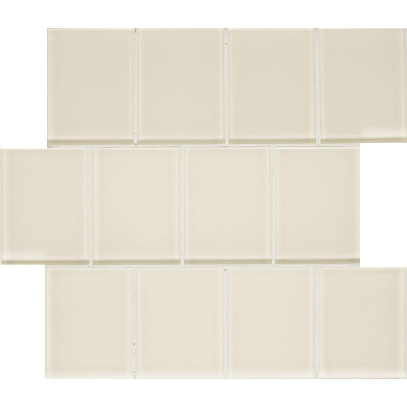 Islandia Lanai 3x4  Glossy Glass  Mosaic