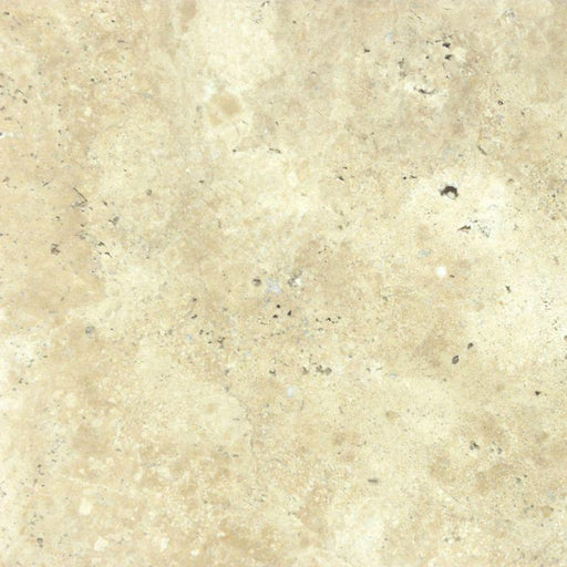 Ivory Beige Travertine Paver 12x12 Unfilled Chiseled  1.25 inch