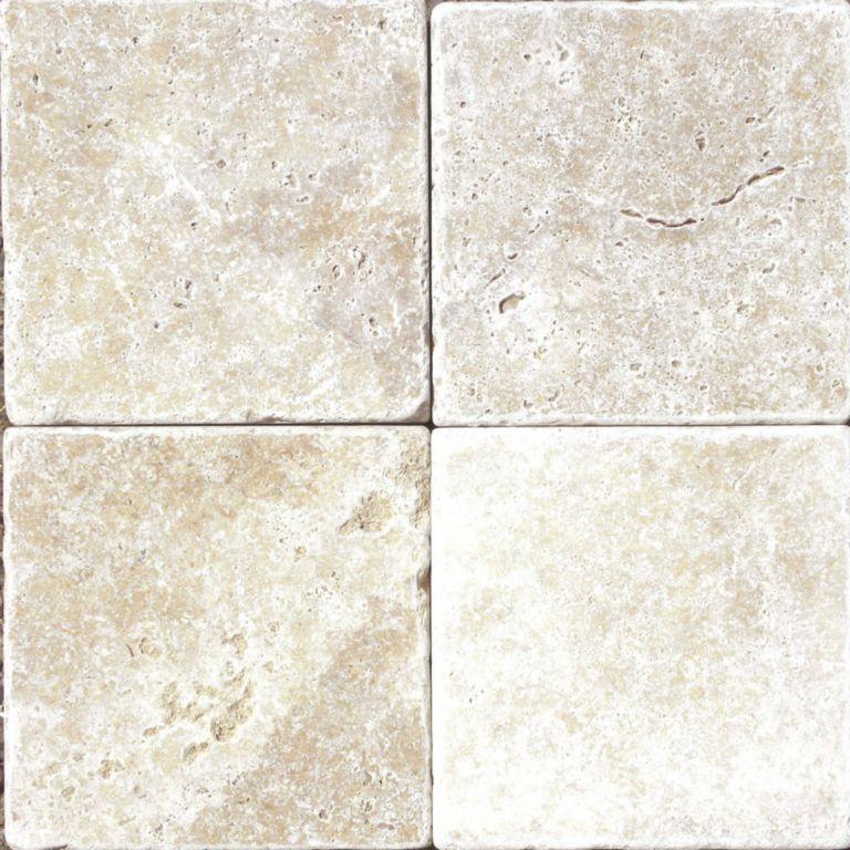 Ivory Beige Travertine Tile 18x18 Tumbled