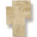 Ivory Beige Travertine Tile Pattern Brushed Rectified
