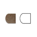 Ivory Light Travertine Trim 1x12 Honed, Unfilled     Rope Liner