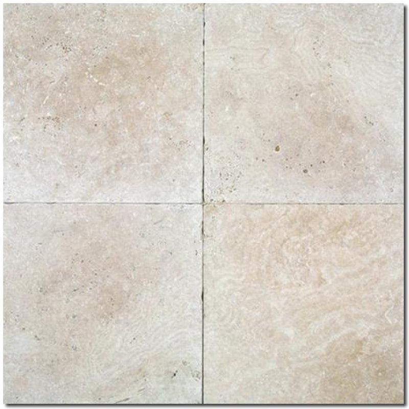 Ivory Travertine Tile 24x24 Tumbled