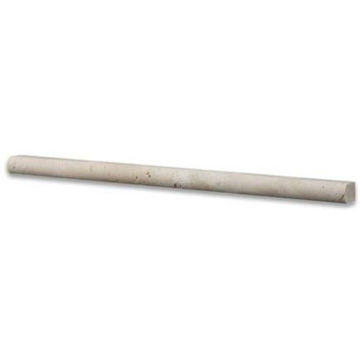 Ivory Travertine Trim 3/4x12      Pencil Liner