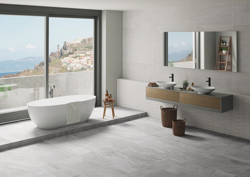 Johnstone White 24x48 Porcelain  Tile