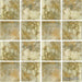 Joya Gold 3x3 Square Textured, Lappato Porcelain  Mosaic