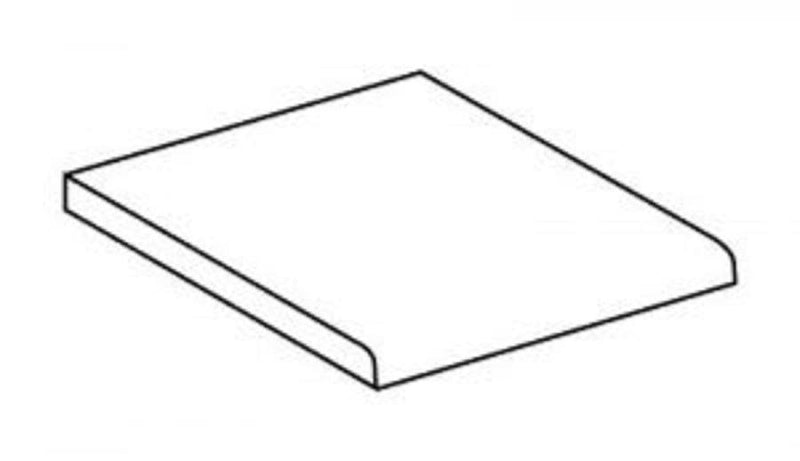 Joya Verde Textured, Lappato 3x3 Porcelain Surface Bullnose