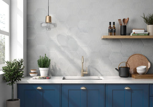 Jubilee Lambeth Cement 8x9 Porcelain  Tile