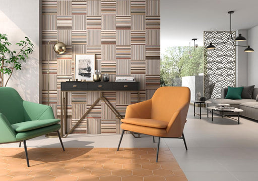 Jubilee Mayfair Ocre 8x9 Porcelain  Tile