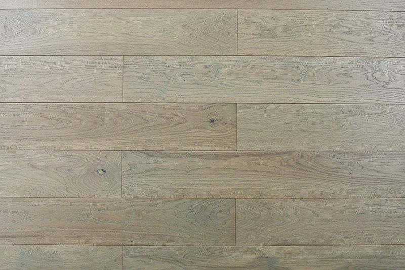 Jubilee Taupe 96   Solid Hardwood White Oak End Cap