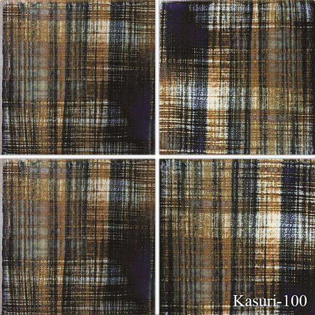 Kasuri Monaco Glossy, Smooth 6x6 Porcelain  Tile