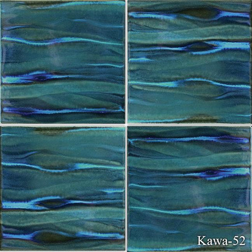 Kawa Aqua Jade Textured, Lappato 6x6 Porcelain  Tile