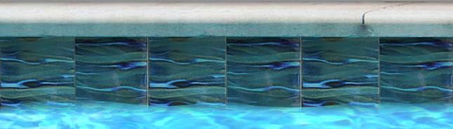 Kawa Aqua Jade Textured, Lappato 6x6 Porcelain  Tile