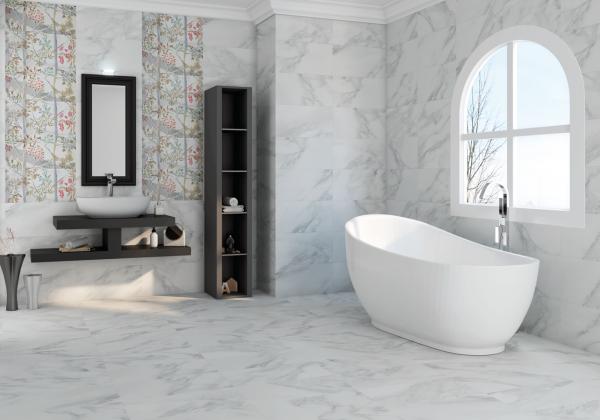 Kea White Matte 12x24 Porcelain  Tile