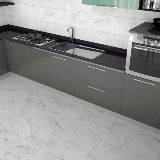 Kolomb Light Grey Matte 12x24 Porcelain  Tile