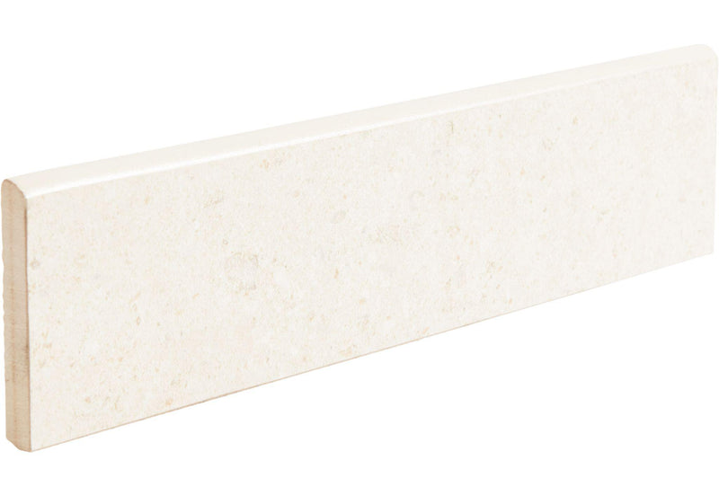 Konkrete Bianco Matte 3x12 Porcelain Surface Bullnose