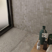 Konkrete Cenere 2x2 Square Matte Porcelain  Mosaic