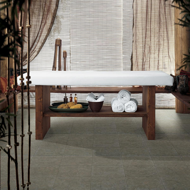 Lagos Blue Limestone Tile 18x18 Honed   3/8 inch