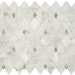 Lavaliere Carrara White With Antique Mirror Diamond Polished Mixed  Mosaic