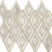 Lavaliere First Snow Elegance With Brass Diamond Polished Mixed  Mosaic
