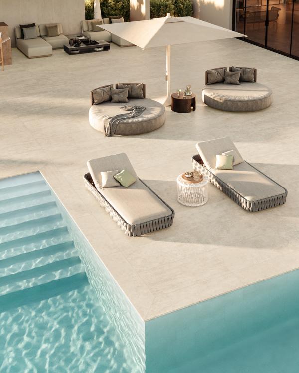 Lims Ivory Textured 24x48 Porcelain  Paver