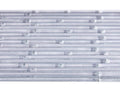 Linear Glass Silver White Rectangle    Mosaic