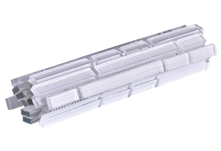 Linear Glass Silver White Rectangle    Mosaic