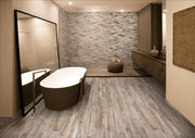 Living Marrone 6x39.4 Porcelain  Tile