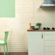 London Bone Glossy 3x8.7 Ceramic  Tile